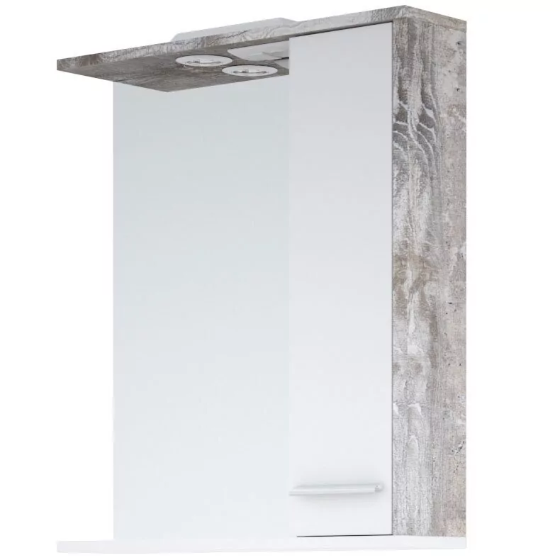 Зеркало со шкафчиком Corozo Лорена 65/С R свет, антик от магазина Vanna-Vanna.ru!