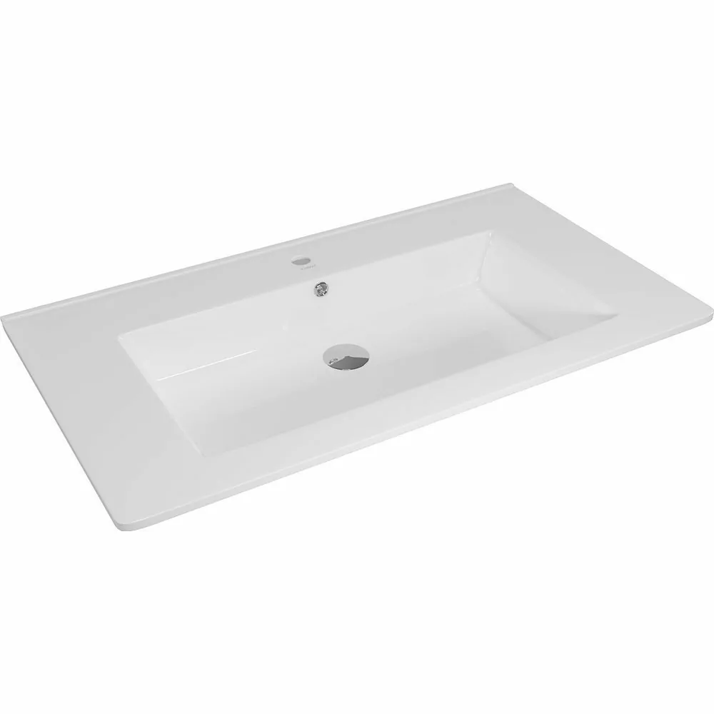 Тумба с раковиной Венеция Bianco 85 напольная, белый