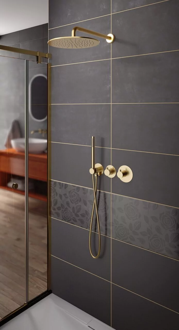 Душевой комплект Timo Saona SX-2359/17SM матовое золото