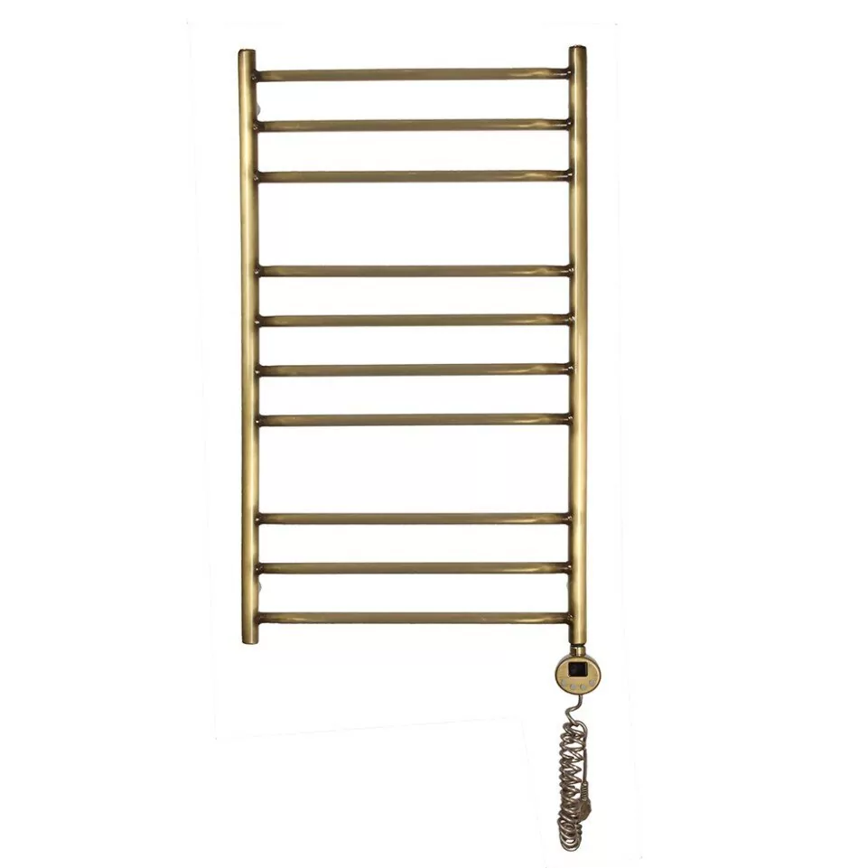 Полотенцесушитель электрический Domoterm Медея П10 500х800 ER правый, античная бронза