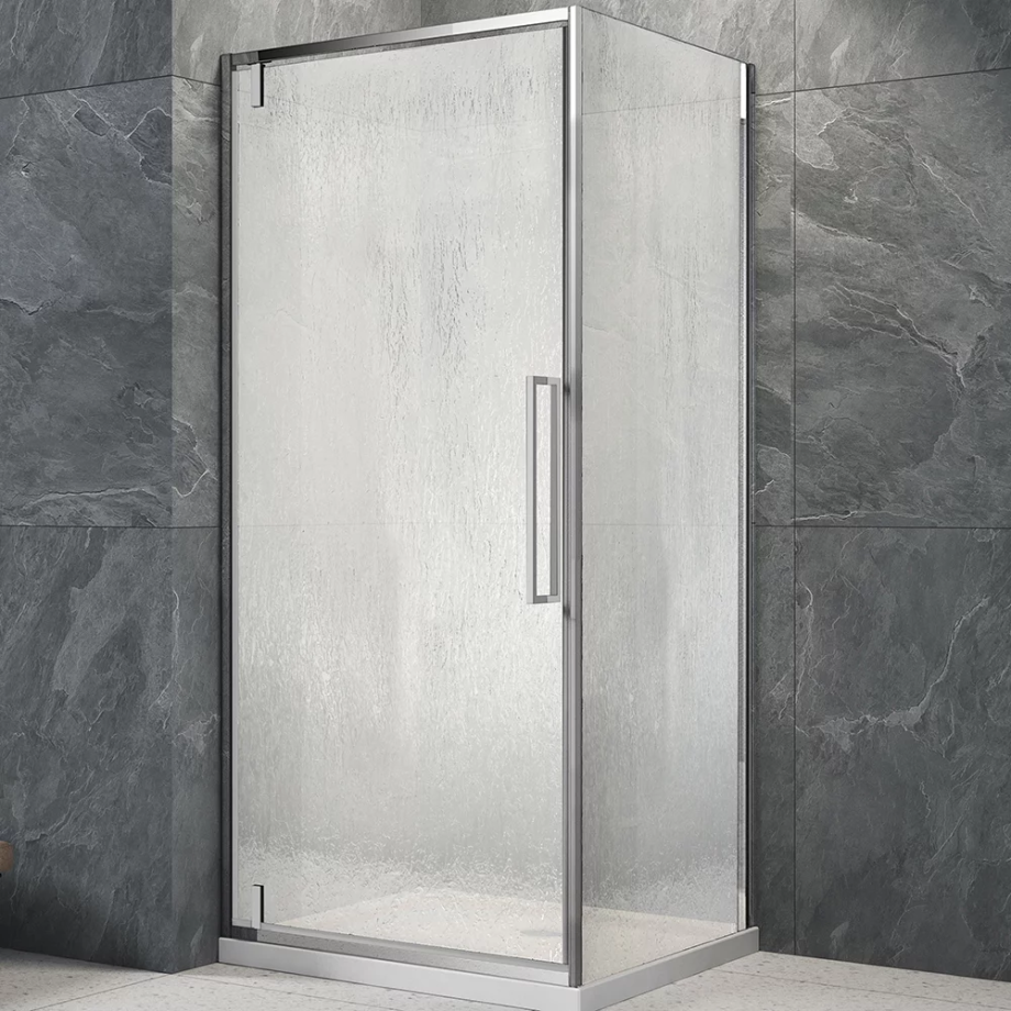 Душевой угол Veconi Rovigo RV-033R, 800х1000х1950 хром, стекло дождь