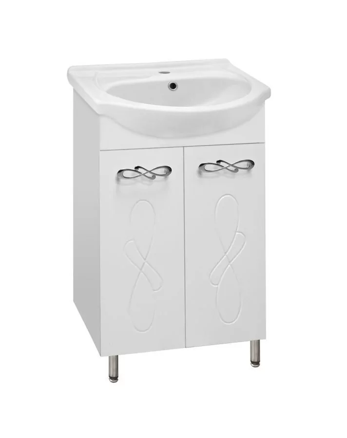 Мебель для ванной Style Line Венеция 55 комплект, напольный, белый