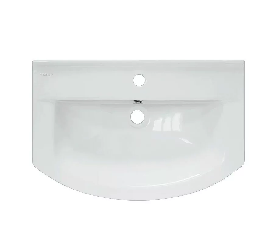 Тумба с раковиной Bellezza Глория 75 с корзиной, напольная, белая