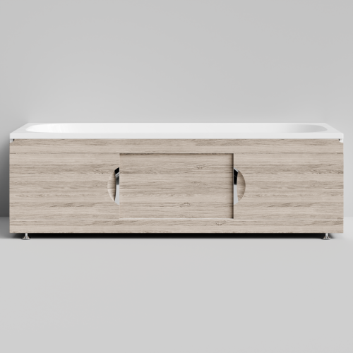 Экран под ванну Vod-ok Топ 180 раздвижной Дубослив ореховый светлый