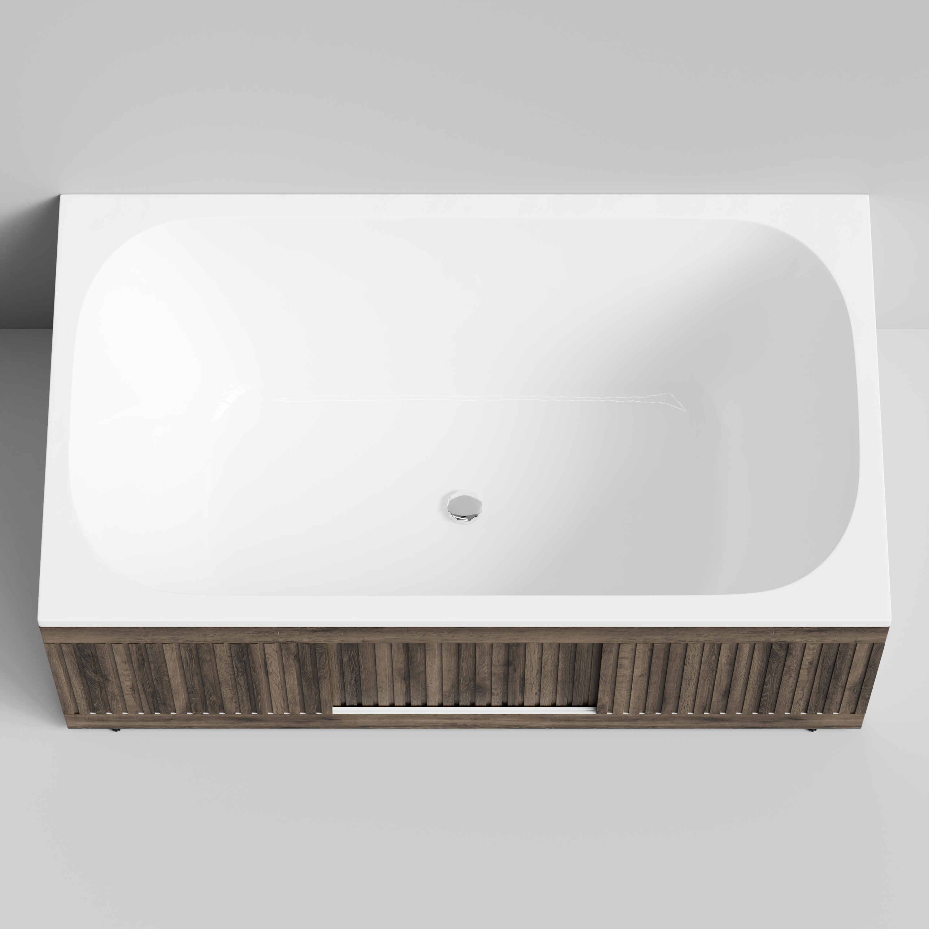 Экран под ванну Vod-ok Тач 150 раздвижной Дуб крымский коричневый