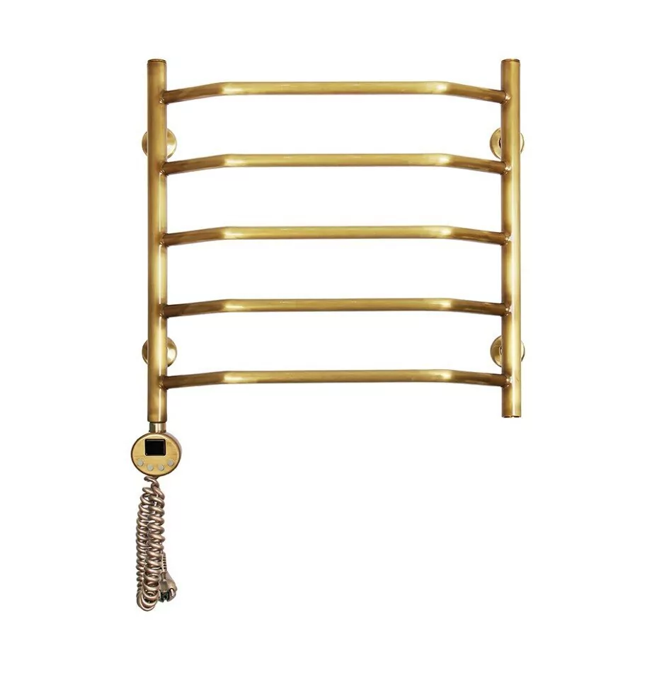 Полотенцесушитель электрический Domoterm Лаура П5 500x500 АБР EL левый, античная бронза