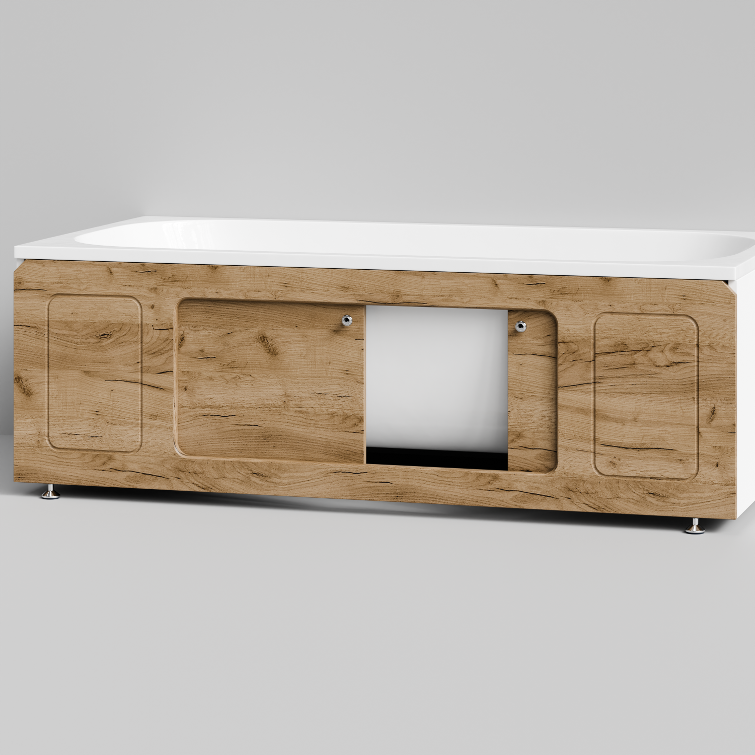 Экран под ванну Vod-ok Лидер 170 раздвижной Дуб Тортуга