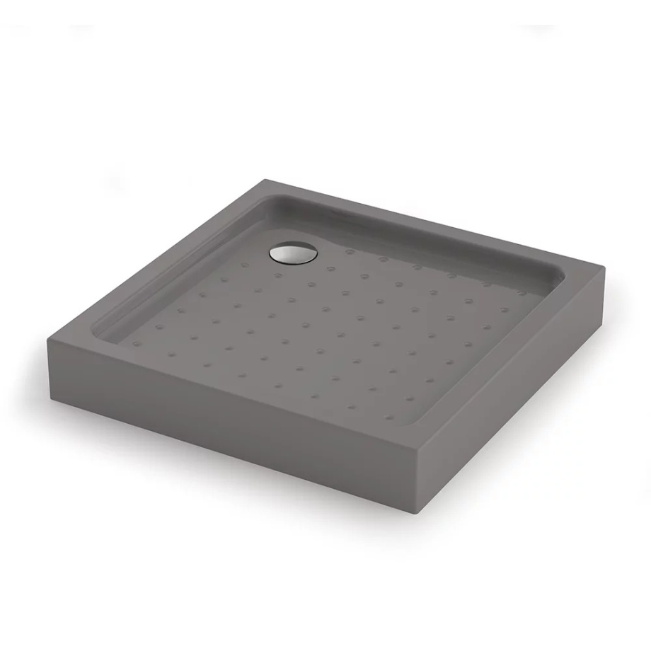 Душевой поддон Veconi Tezeo Acrylic TZ52GR-90-C5, 90х90, квадратный, акрил, серый матовый Душевой поддон Veconi Tezeo Acrylic TZ52GR-90-C5, 90х90, квадратный, акрил, серый матовый