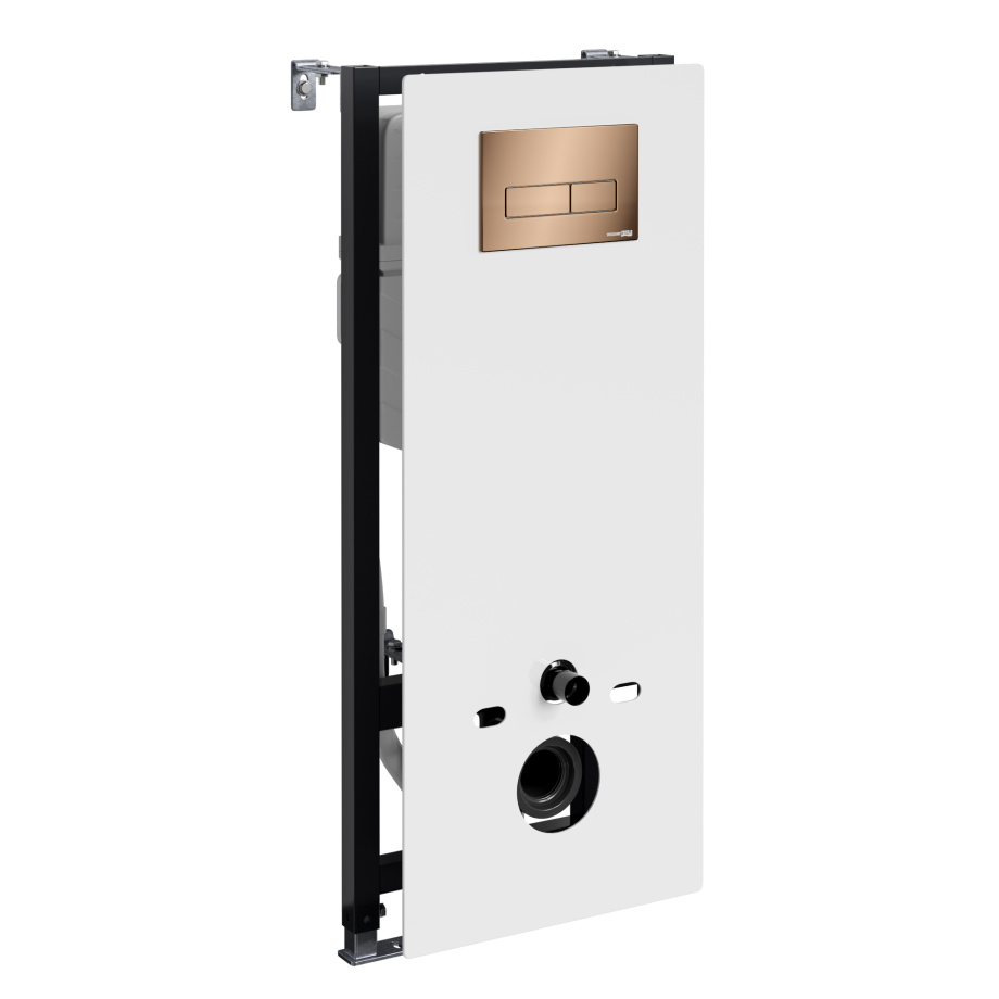 Инсталляция WasserKraft Abens 20TLT.010.ME.WH.RG03 для подвесного унитаза, с кнопкой