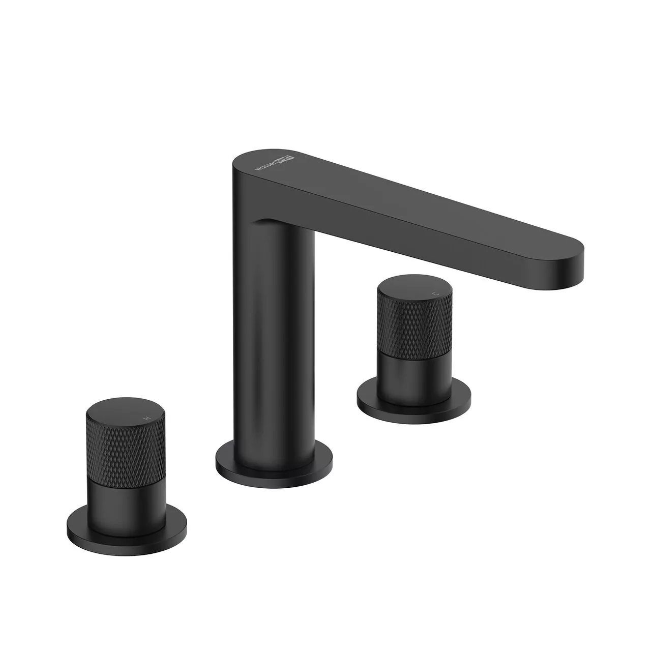 Смеситель для раковины WasserKraft Fulda 5235 черный Soft-touch