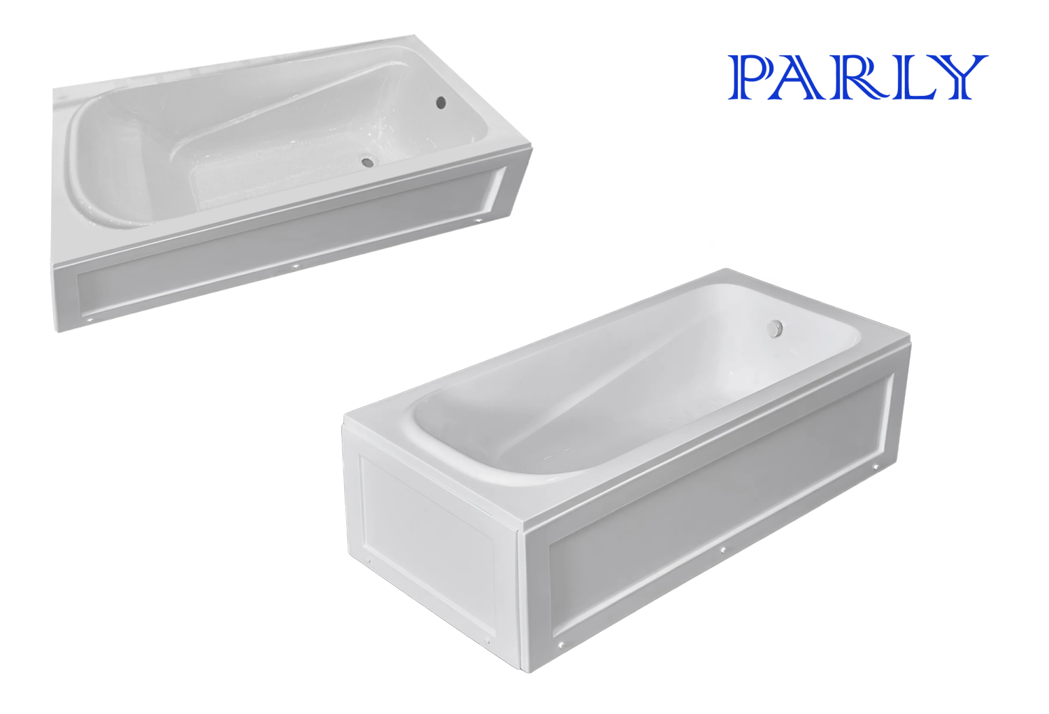 Ванна акриловая с каркасом Parly ORTIZ 160x70 белый