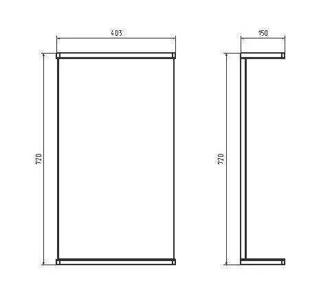 Зеркало Асб-мебель Марко 40 свет, белый/дуб золотой от магазина Vanna-Vanna.ru!