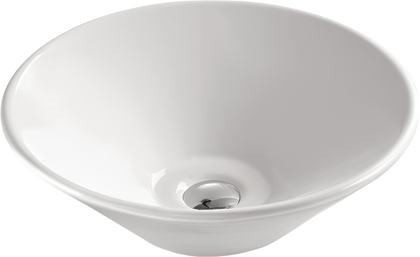 Раковина SantiLine SL-1068 накладная, белая