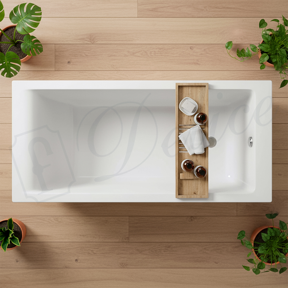 Ванна из литьевого мрамора Delice Diapason 170х80 глянцевая DLR330007-G