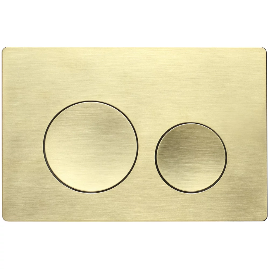 Кнопка смыва Veconi FLUSH V2, FLV2-G, 240х162х10, пластик, золото брашинг