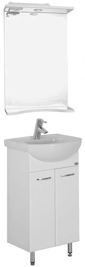 Мебель для ванной Onika Коралл 47.10 комплект, напольный, белый
