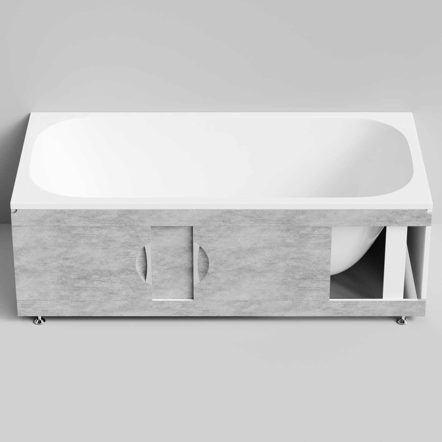 Экран под ванну Vod-ok Топ 170 раздвижной Горный камень