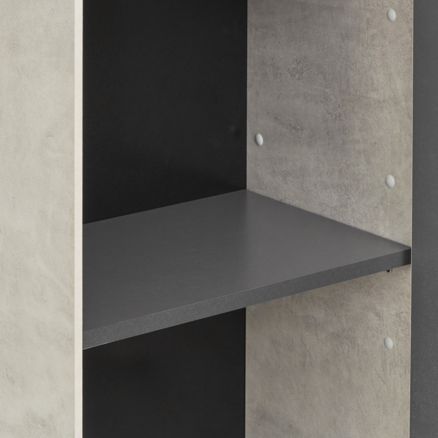 Шкаф навесной Aquaton Сохо 40 слэйт/галька серая