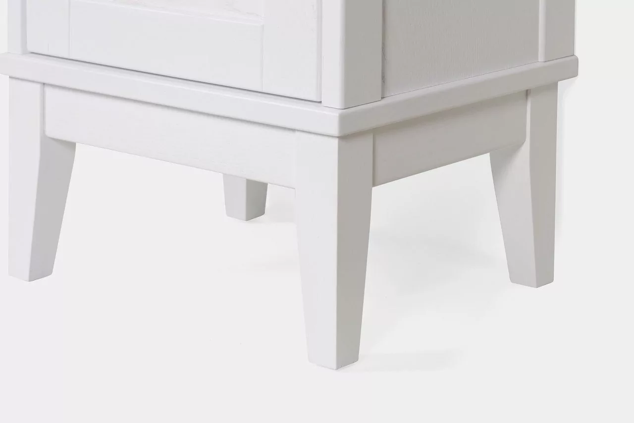 Пенал напольный ValenHouse Эйвори 40 L белый