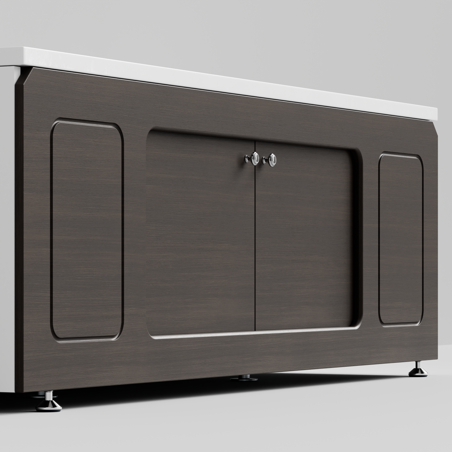 Экран под ванну Vod-ok Лидер 170 раздвижной Палисандр