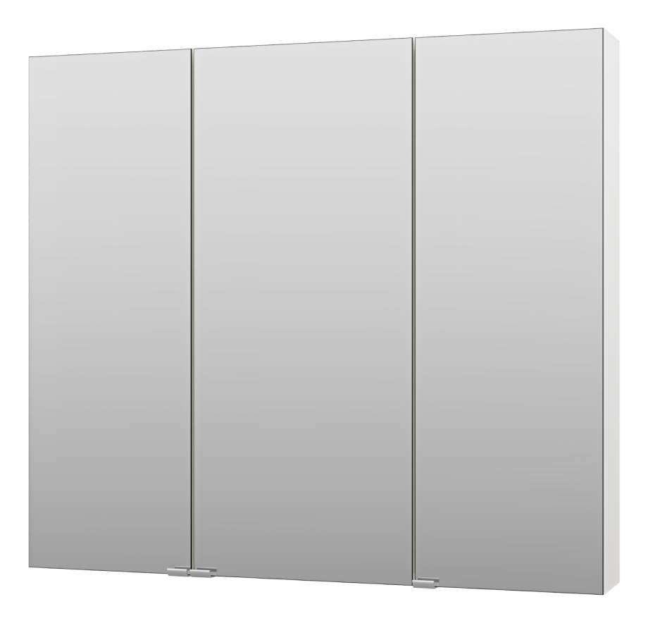 Зеркало-шкаф Misty Аура 90 белый