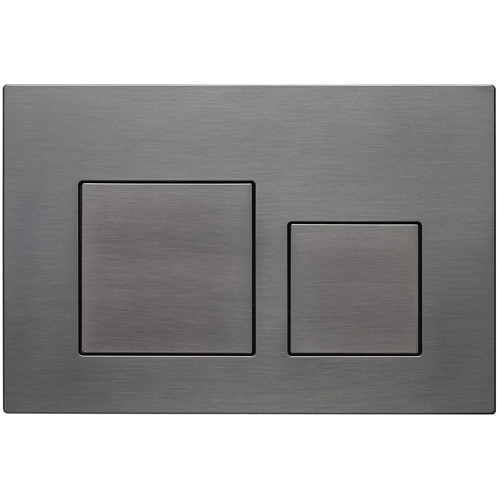 Кнопка смыва Veconi FLUSH V4, FLV4-GM, 240х162х10, пластик, оружейная сталь Кнопка смыва Veconi FLUSH V4, FLV4-GM, 240х162х10, пластик, оружейная сталь