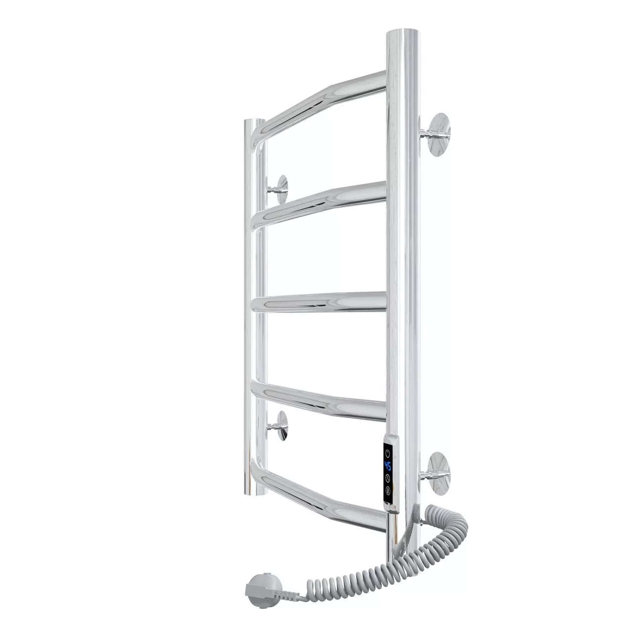 Полотенцесушитель электрический Laris Виктория П5 400х500 с терморегулятором, правый, хром