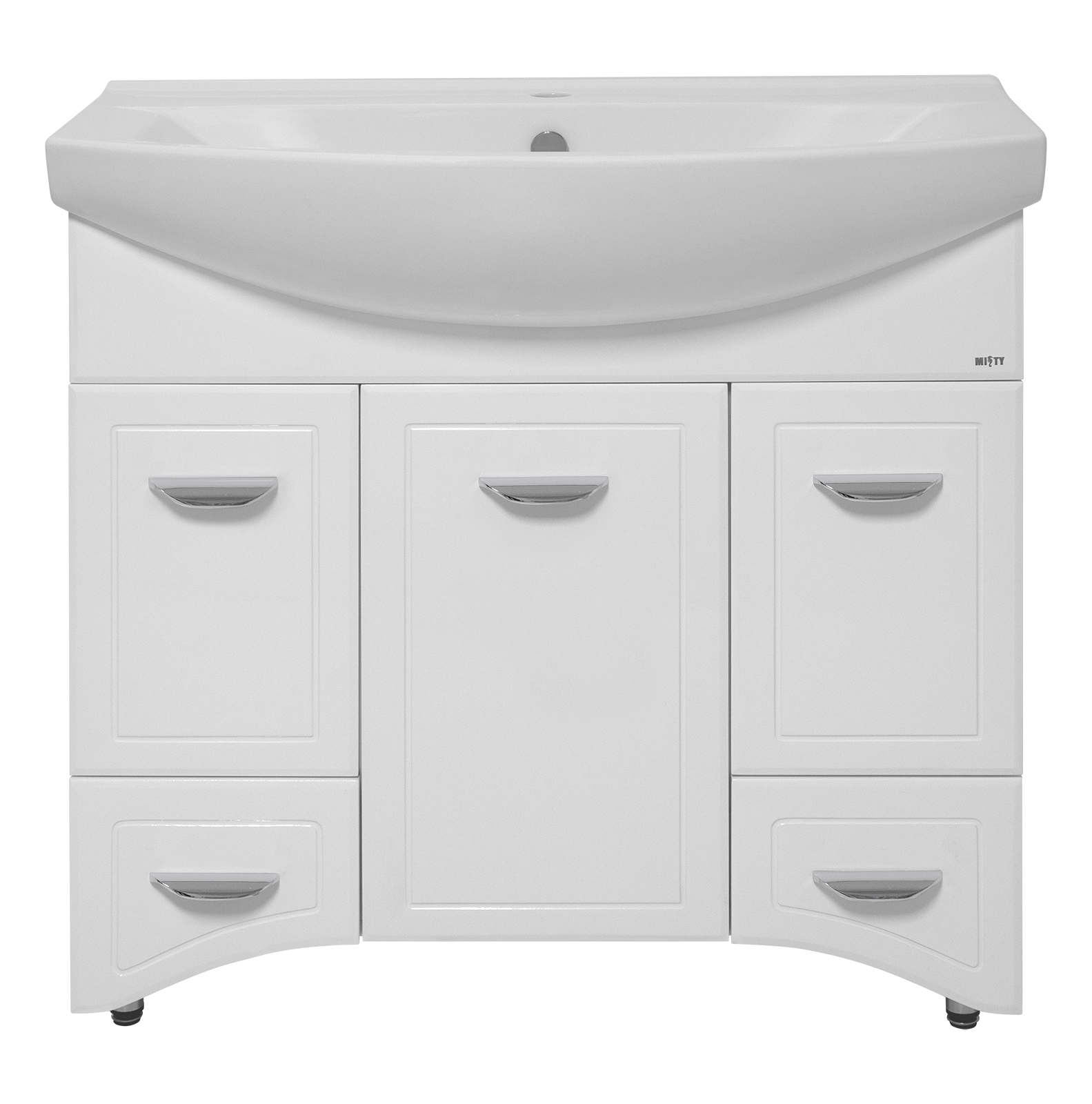 Тумба с раковиной Misty Дрея 85 белый
