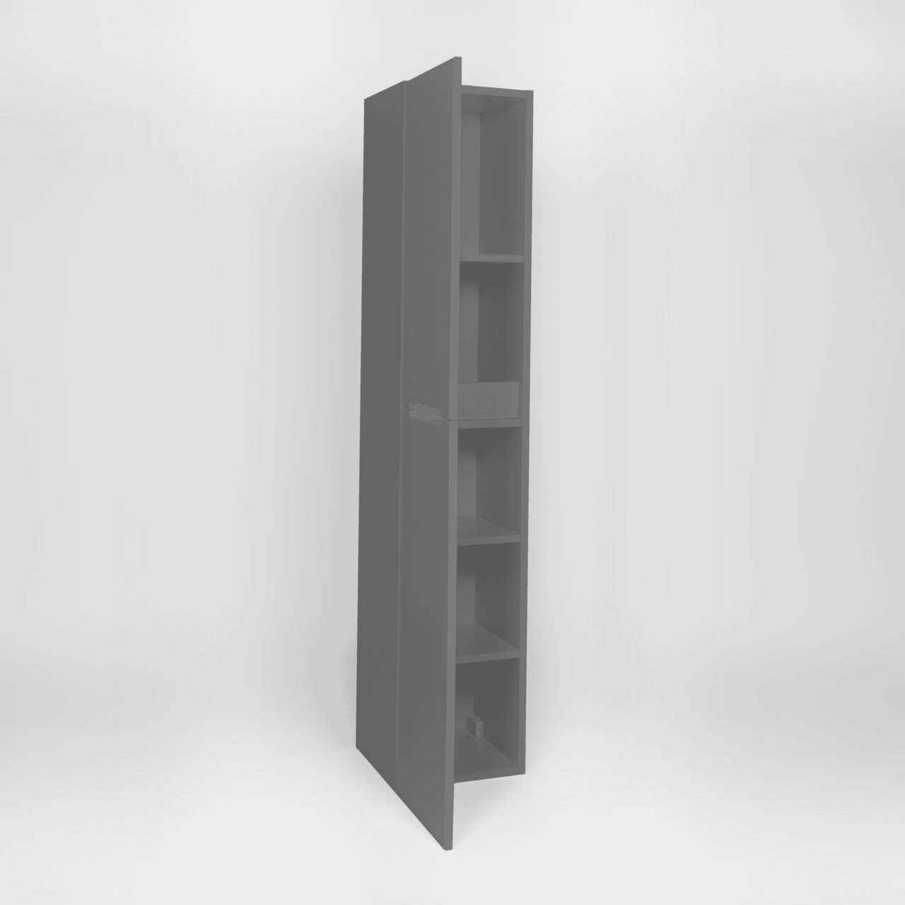 Пенал подвесной Viant Марсель 30 L/R графит