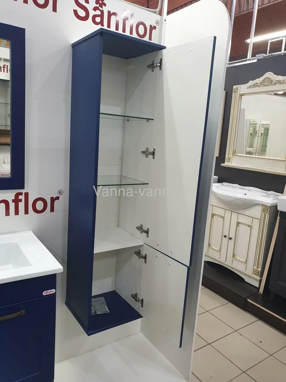 Пенал Sanflor Ванесса 35 L подвесной, индиго от магазина Vanna-Vanna.ru!