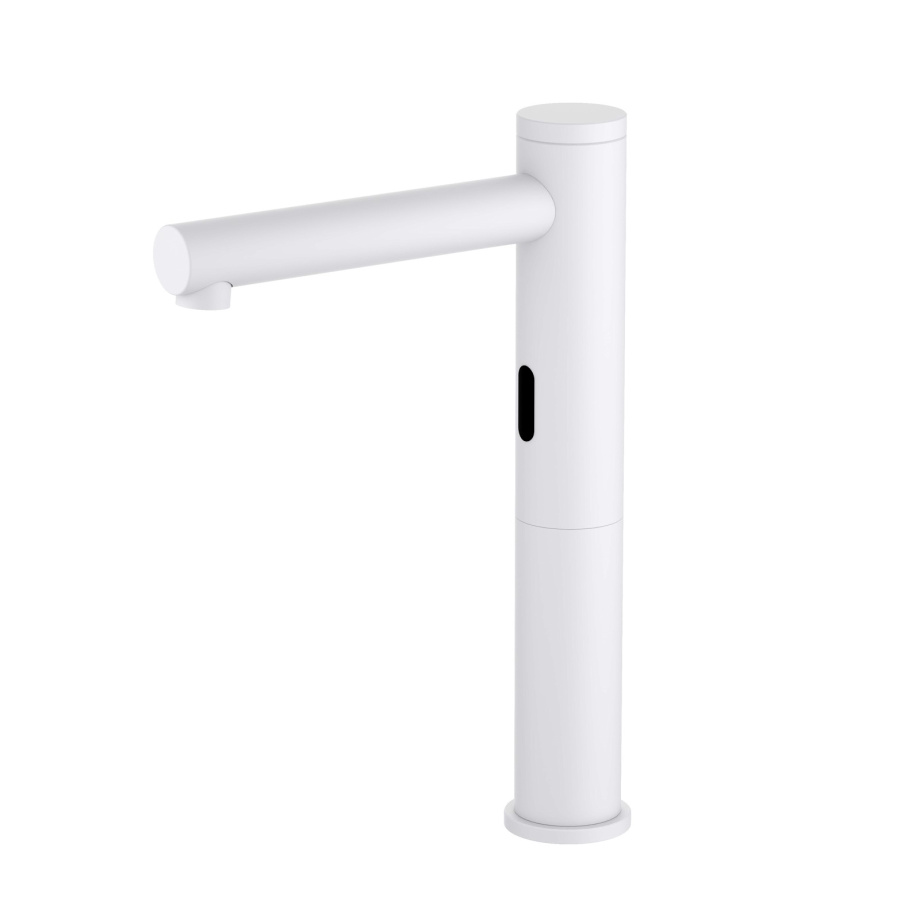 Смеситель для раковины-чаши сенсорный Timo Saona 2323/16F белый матовый