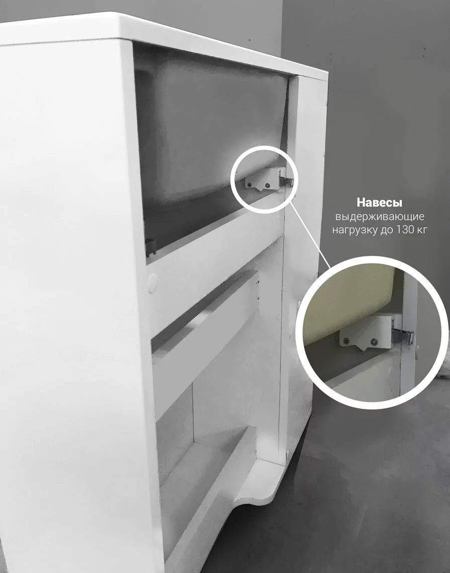 Тумба с раковиной напольная 1Marka Lido 60Н 1 дверь, белый