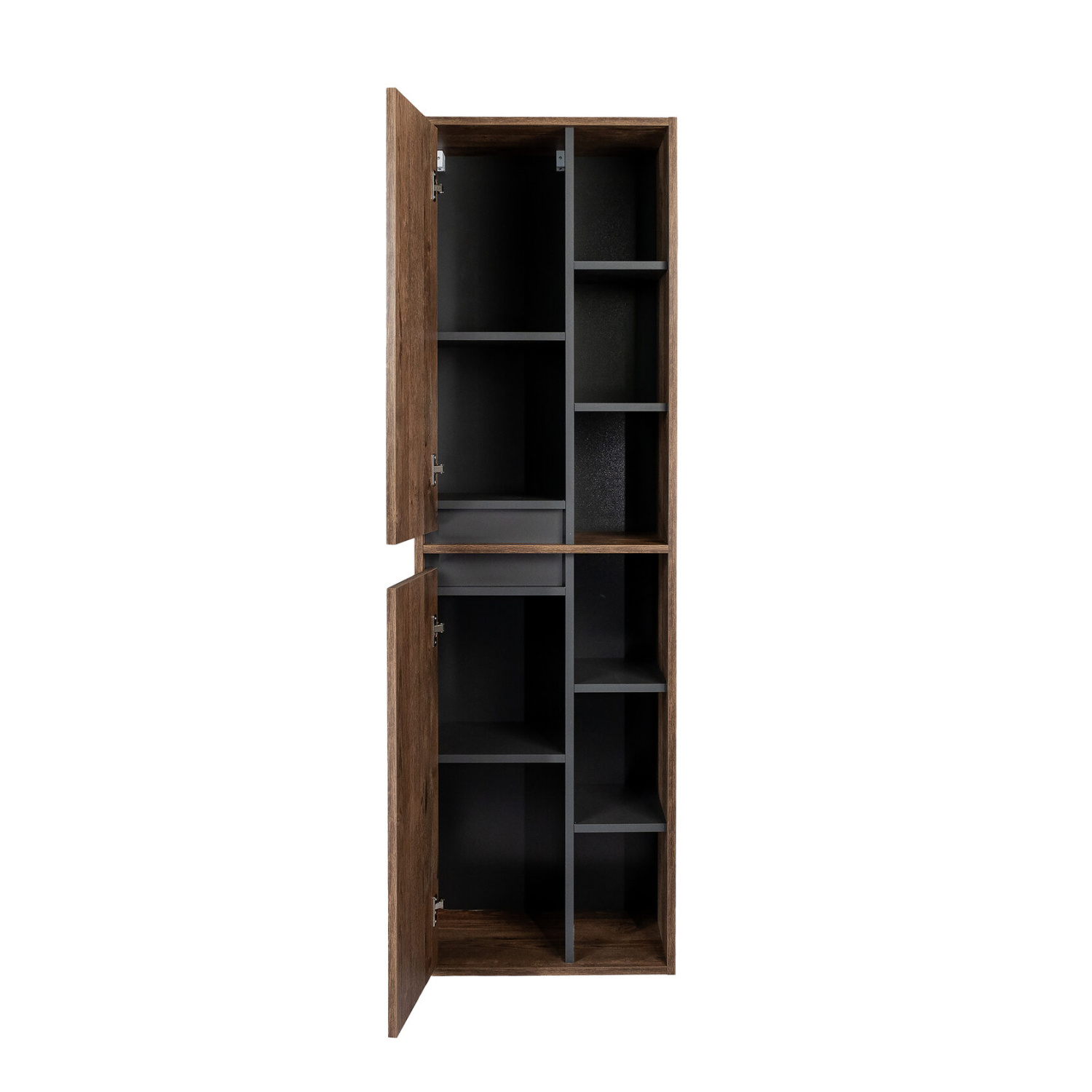 Пенал подвесной Viant Люксембург 50 L/R 2 двери, темное дерево