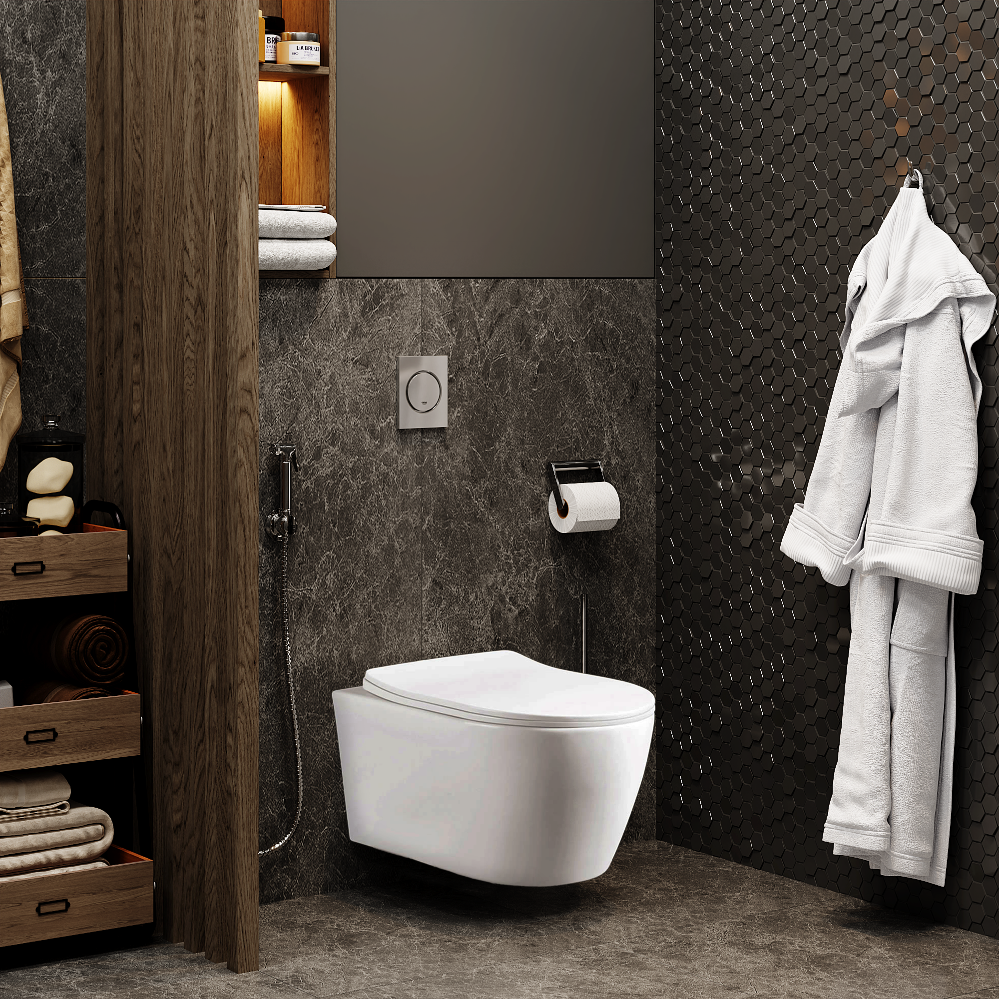Унитаз Cerutti Spa SELLA UF CT10362 подвесной, белый