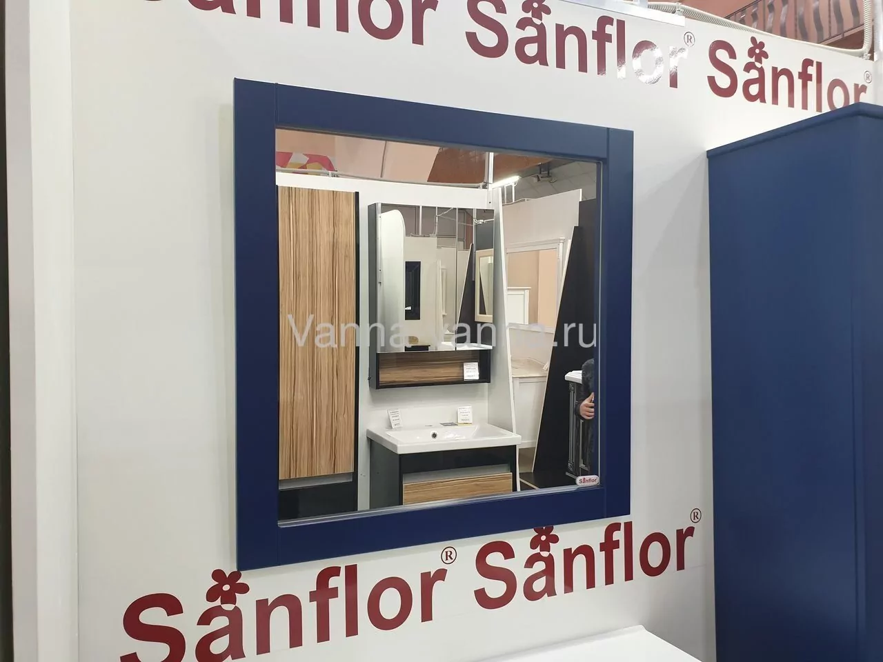 Зеркало Sanflor Ванесса 75 индиго от магазина Vanna-Vanna.ru!