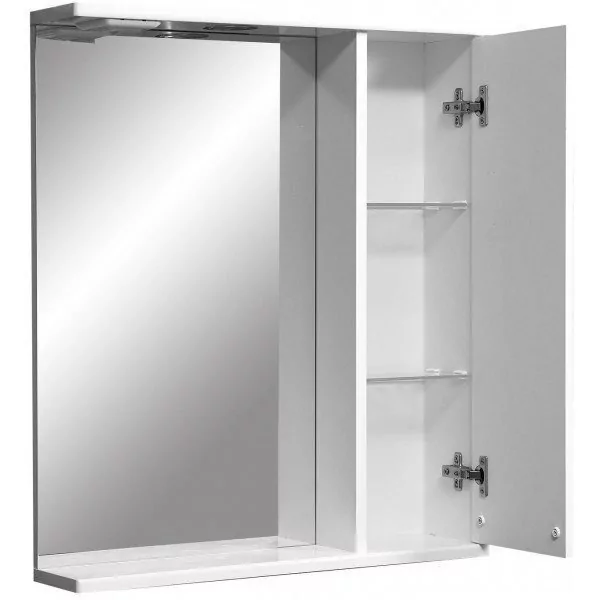 Зеркало со шкафчиком Stella Polar Ванда 60 R свет, белый