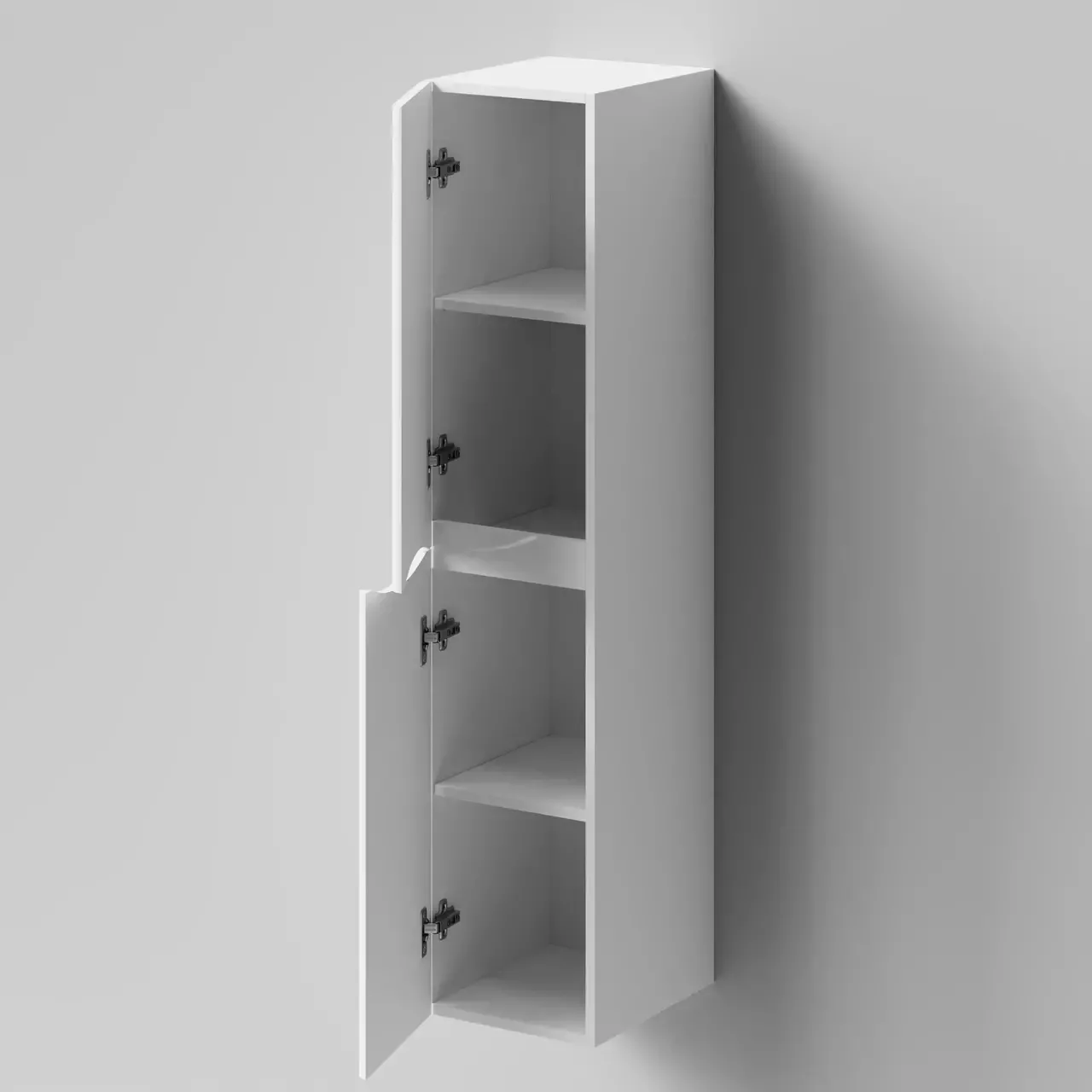 Пенал Vod-ok Адель 30 L/R, 2 двери, подвесной, белый + 13 цветов