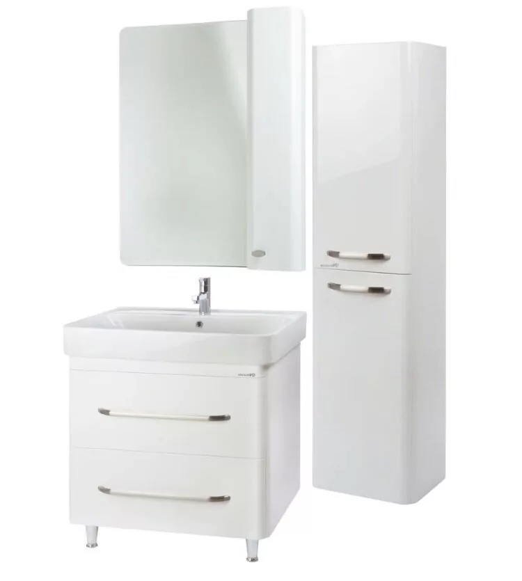 Пенал Bellezza Олимпия 35 R подвесной, белый