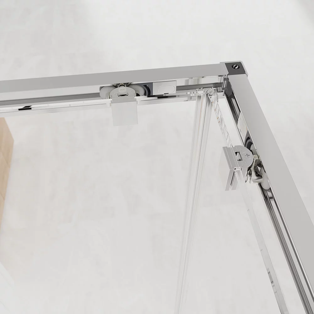 Душевой угол Veconi Evo 300 CH, 900х900x1950, хром, прозрачное стекло