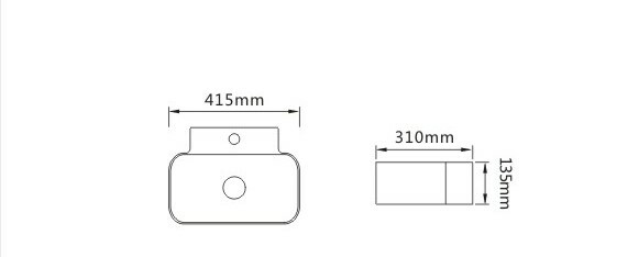 Раковина SantiLine SL-2002 накладная, белая