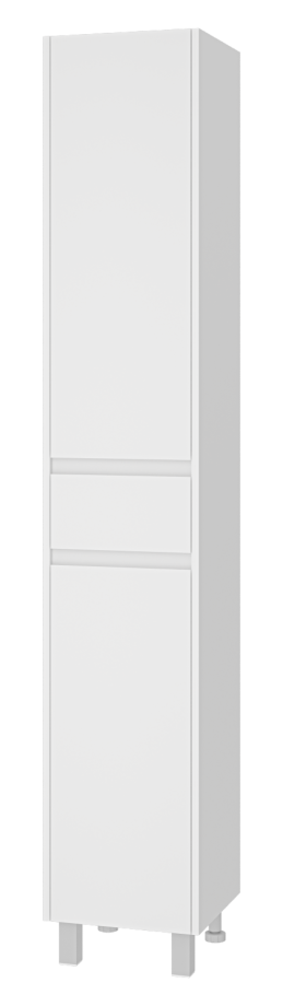 Пенал Misty Алиса 35 напольный, L, белый