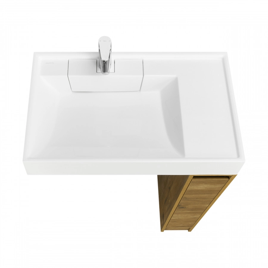 Тумба под раковину AQUATON Лондри 20 Дуб Рустикальный