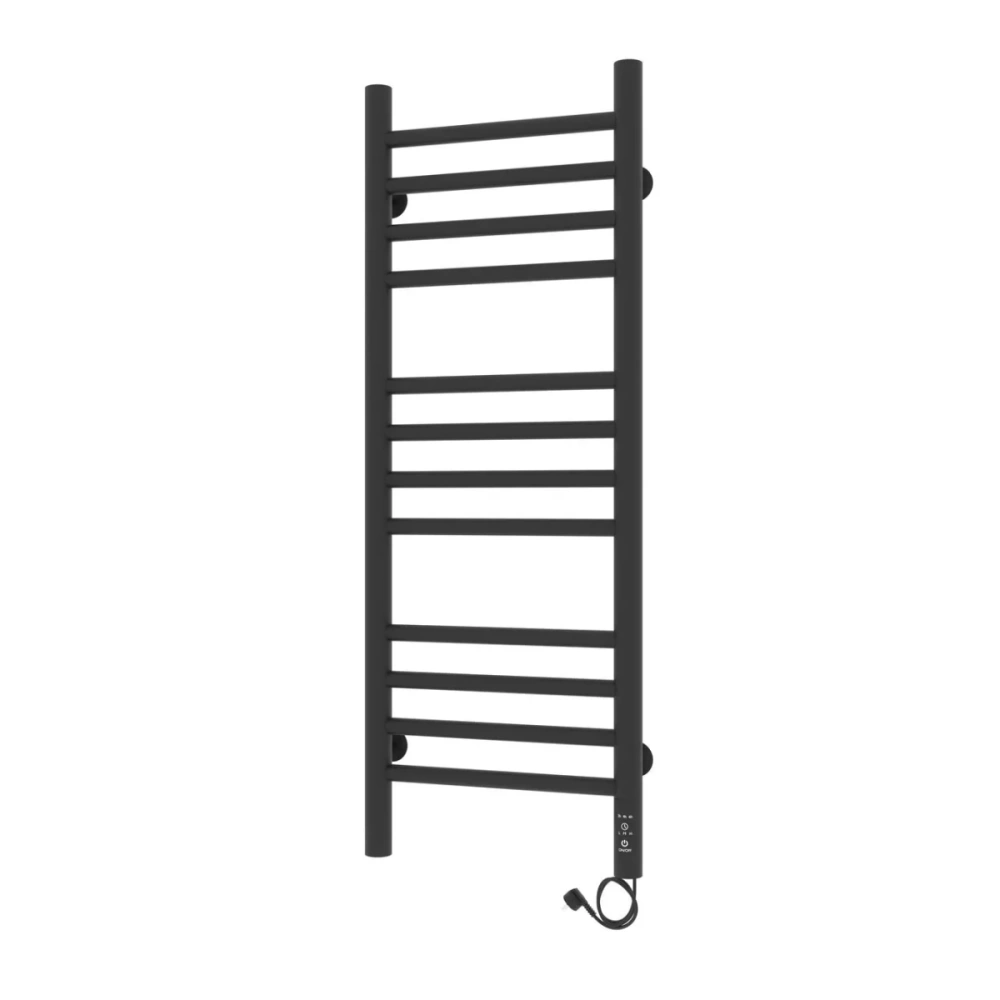 Полотенцесушитель электрический Laris Лаванда ЧКЧ П12 300х900 правый, черный матовый от магазина Vanna-Vanna.ru!
