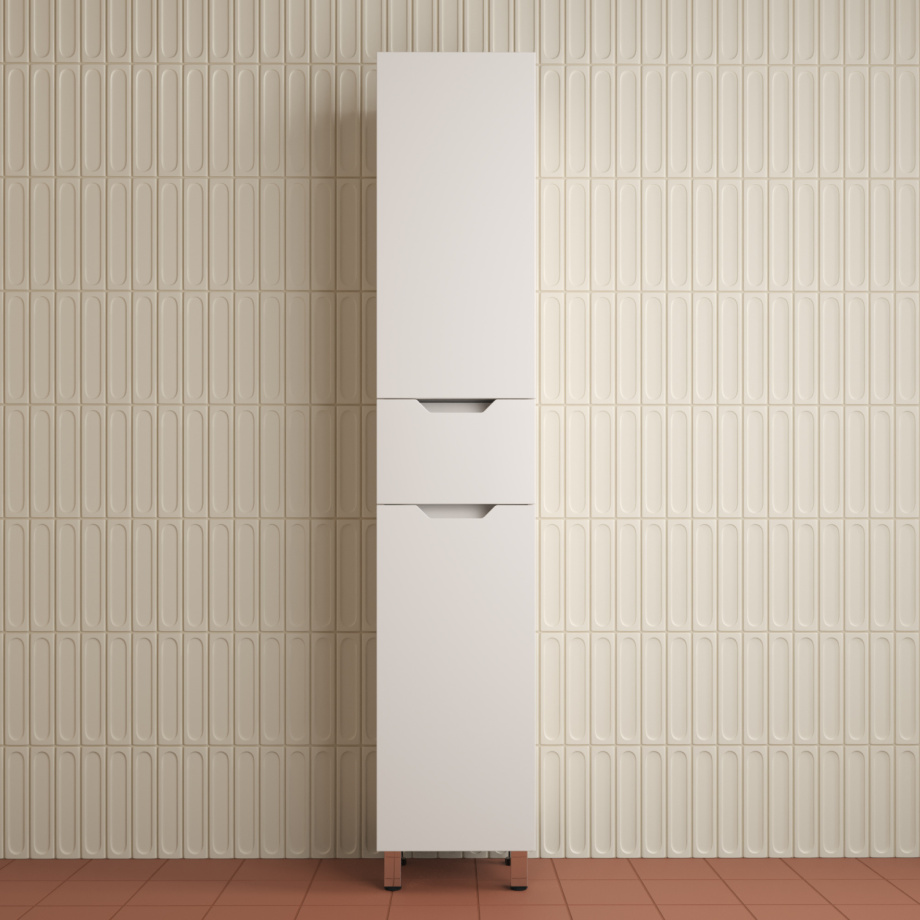 Пенал Style Line Остин 36 R, напольный, 1 ящик, белый