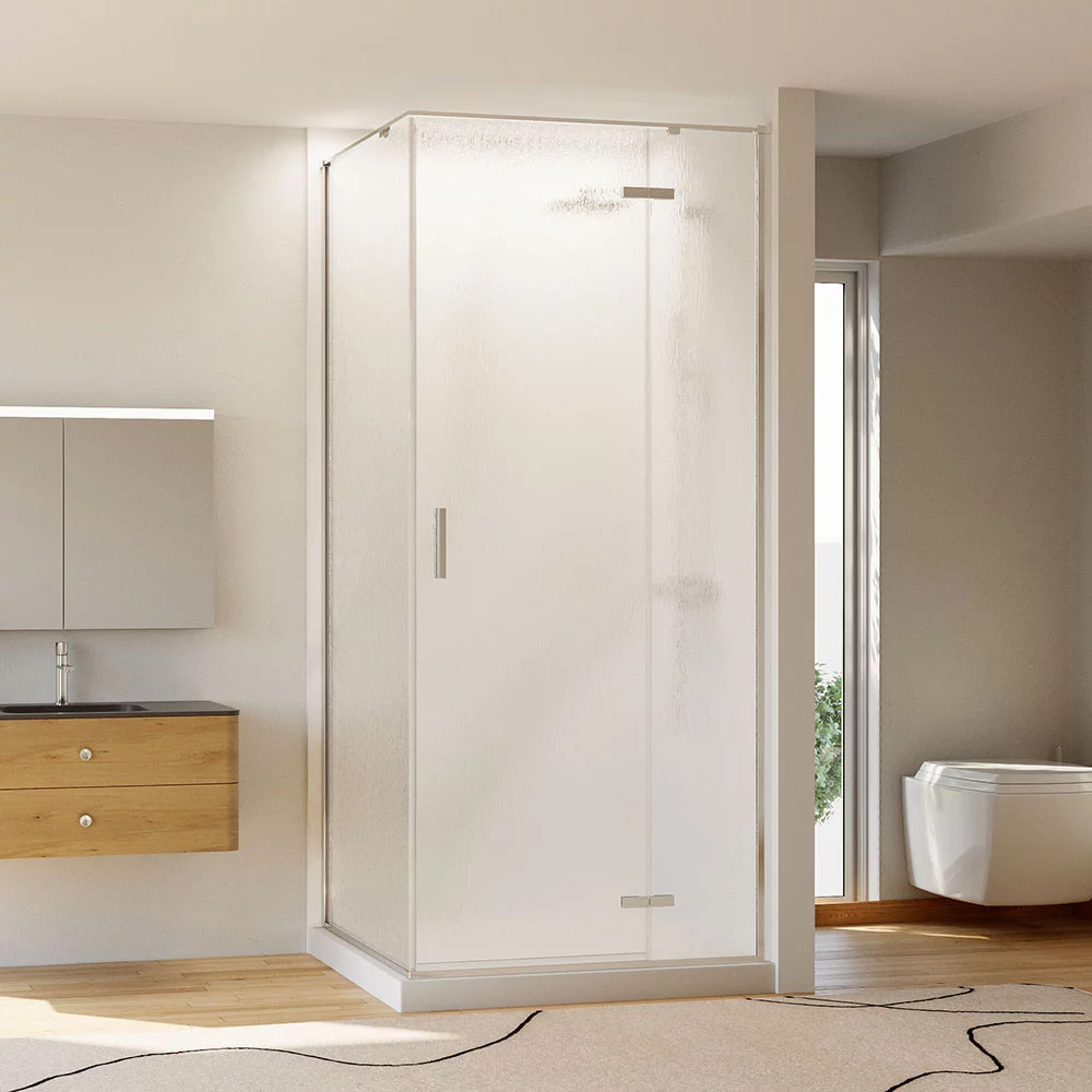 Душевая дверь Veconi Vianno VN-73R/R, 1000x1950, Хром, стекло дождь