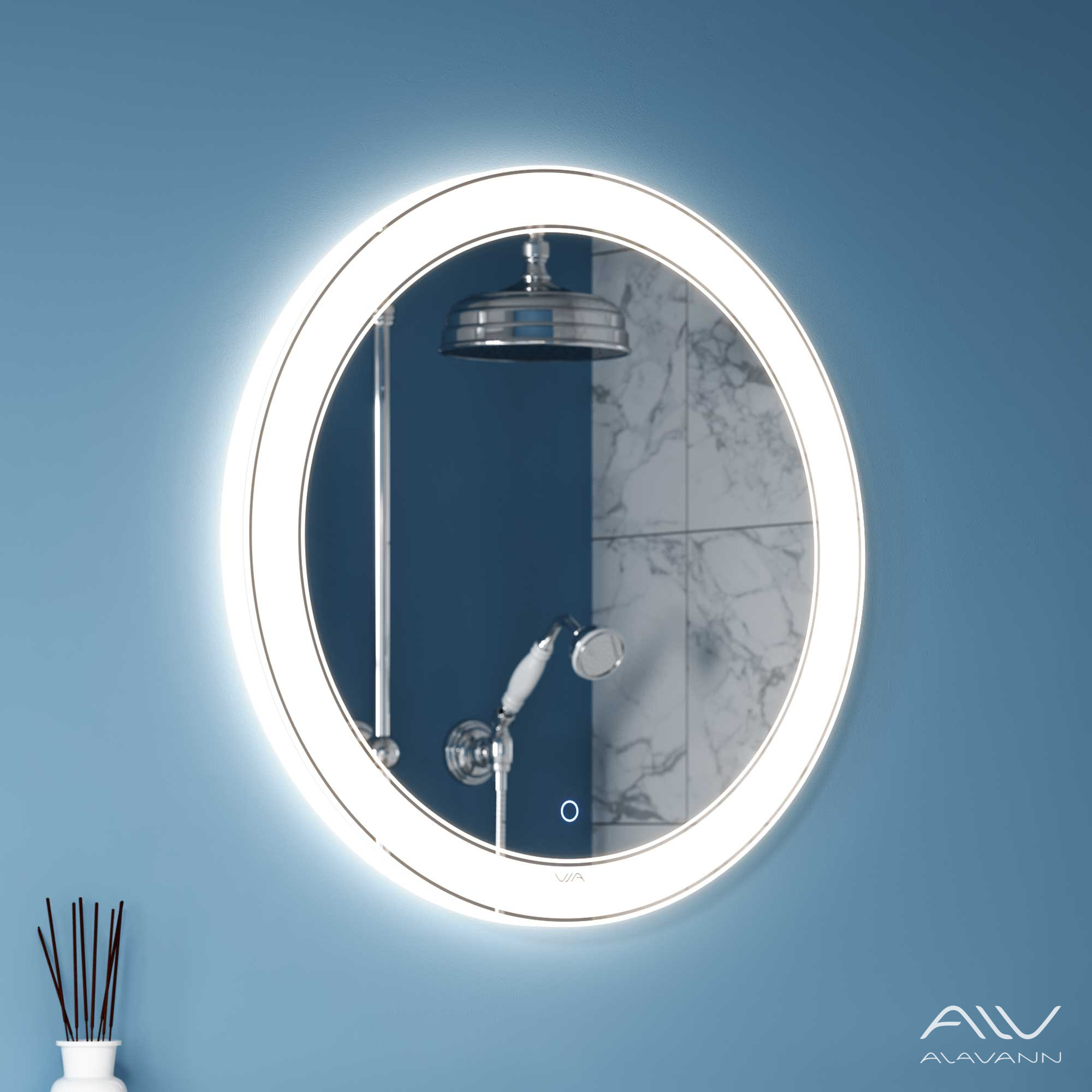 Зеркало Alavann Solis 70 свет, сенсор