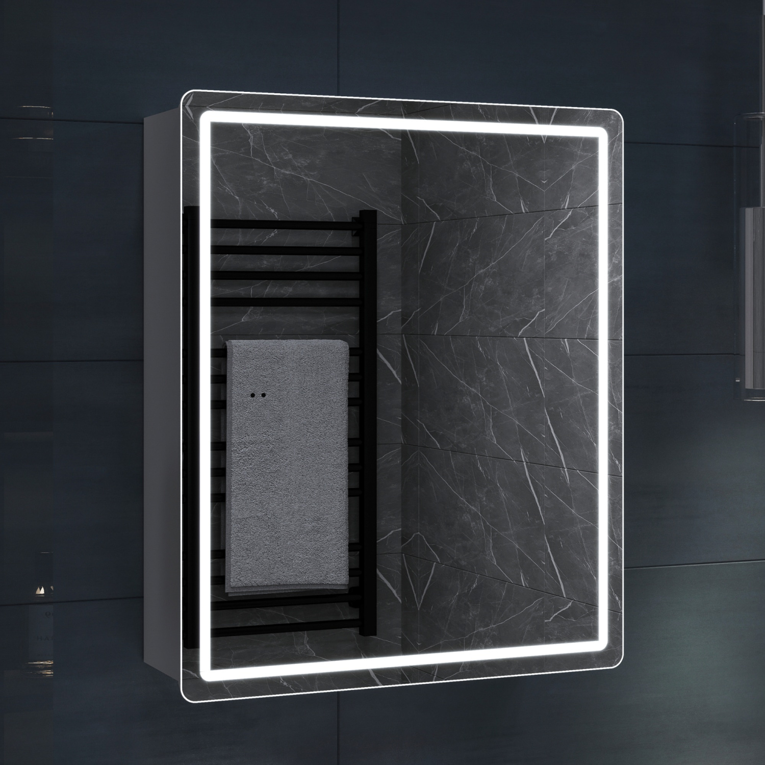 Зеркало Vigo Geometry Comfort 500 свет, сенсор, антизапотевание