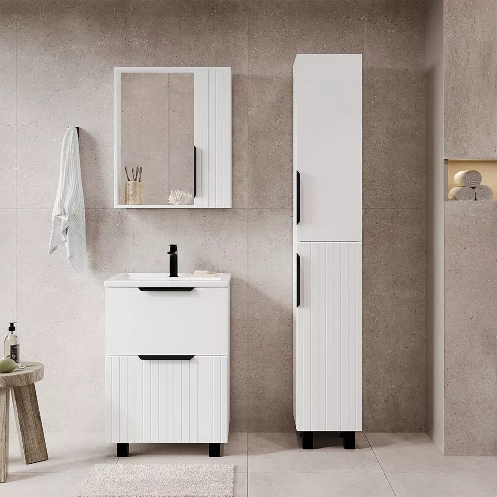 Пенал Viant Сицилия 30 R напольный, белый