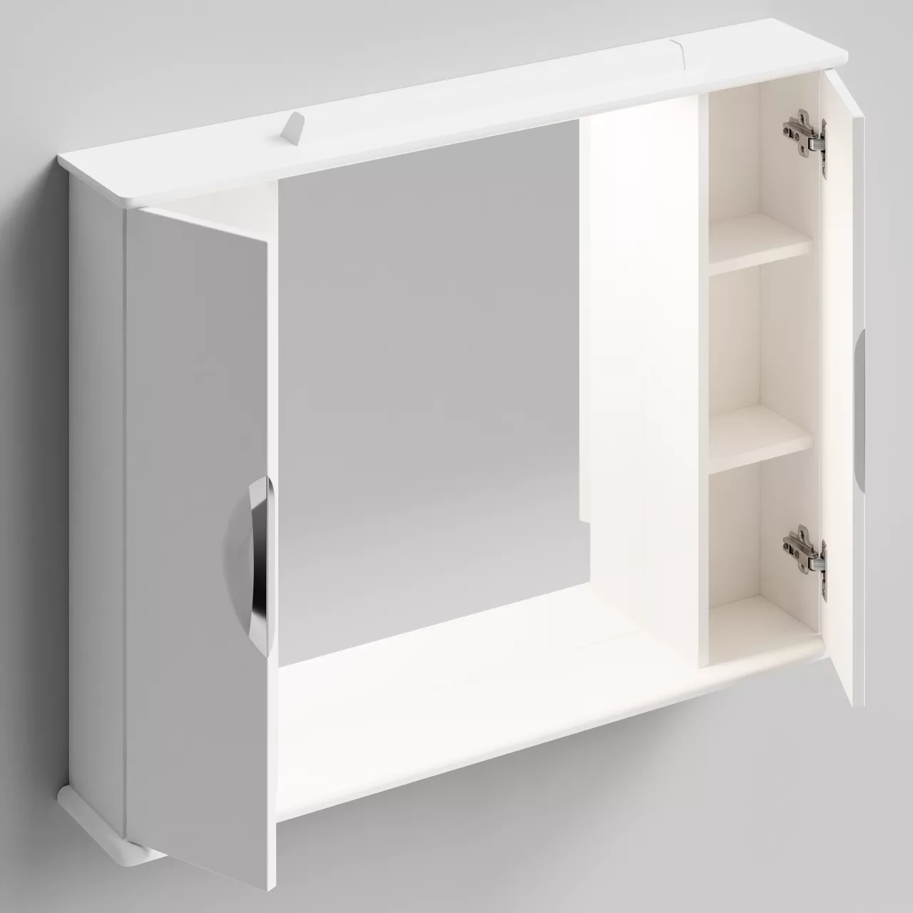 Зеркало-шкаф Vod-ok Лира 105 свет, белый