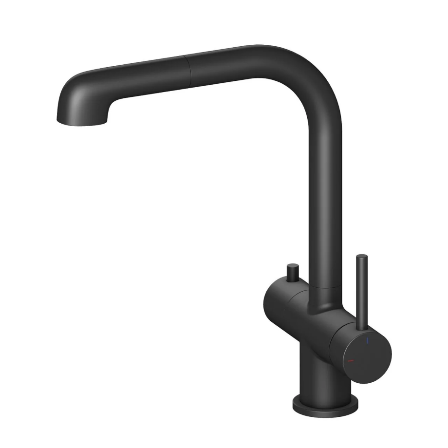 Смеситель для кухни Timo Saona 2346/03FL черный матовый